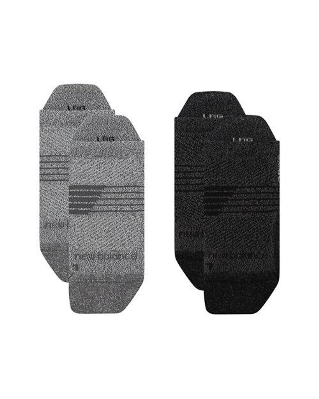 New Balance Black Pro Training Lt Tab Socks 2 Pack