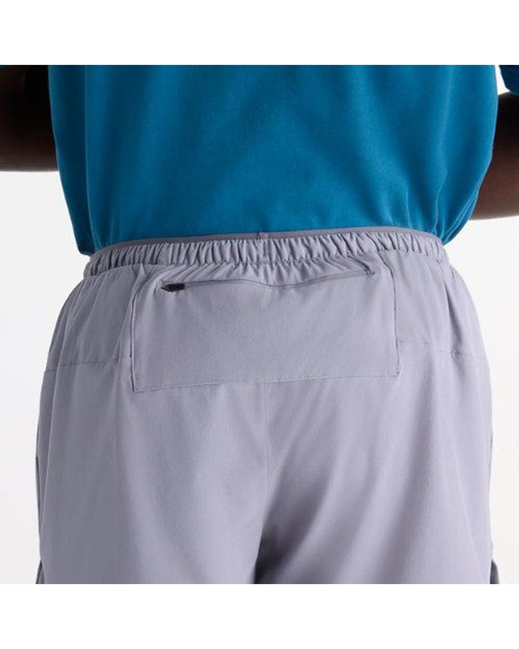 New Balance Blue Rc Essential Short 5" for men