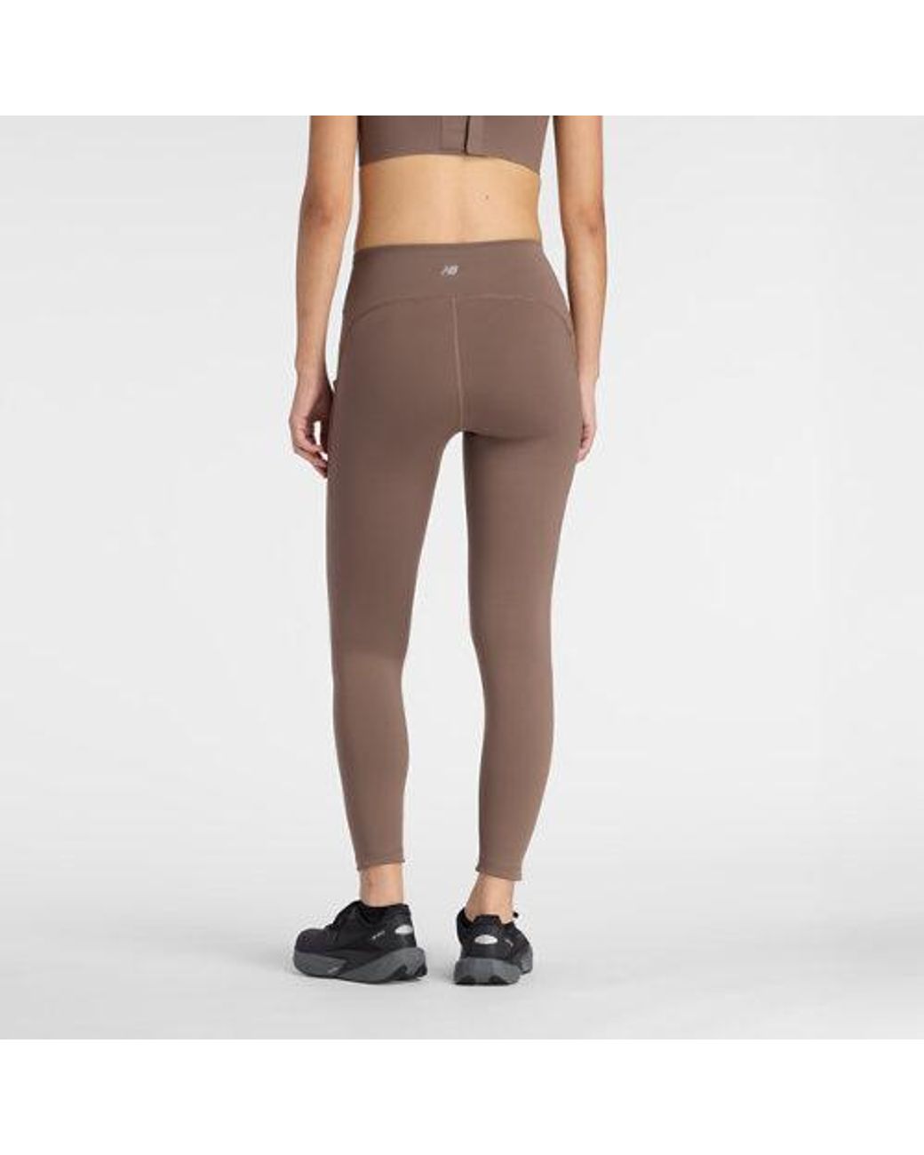 New Balance Brown Rc Pocket Legging 25"