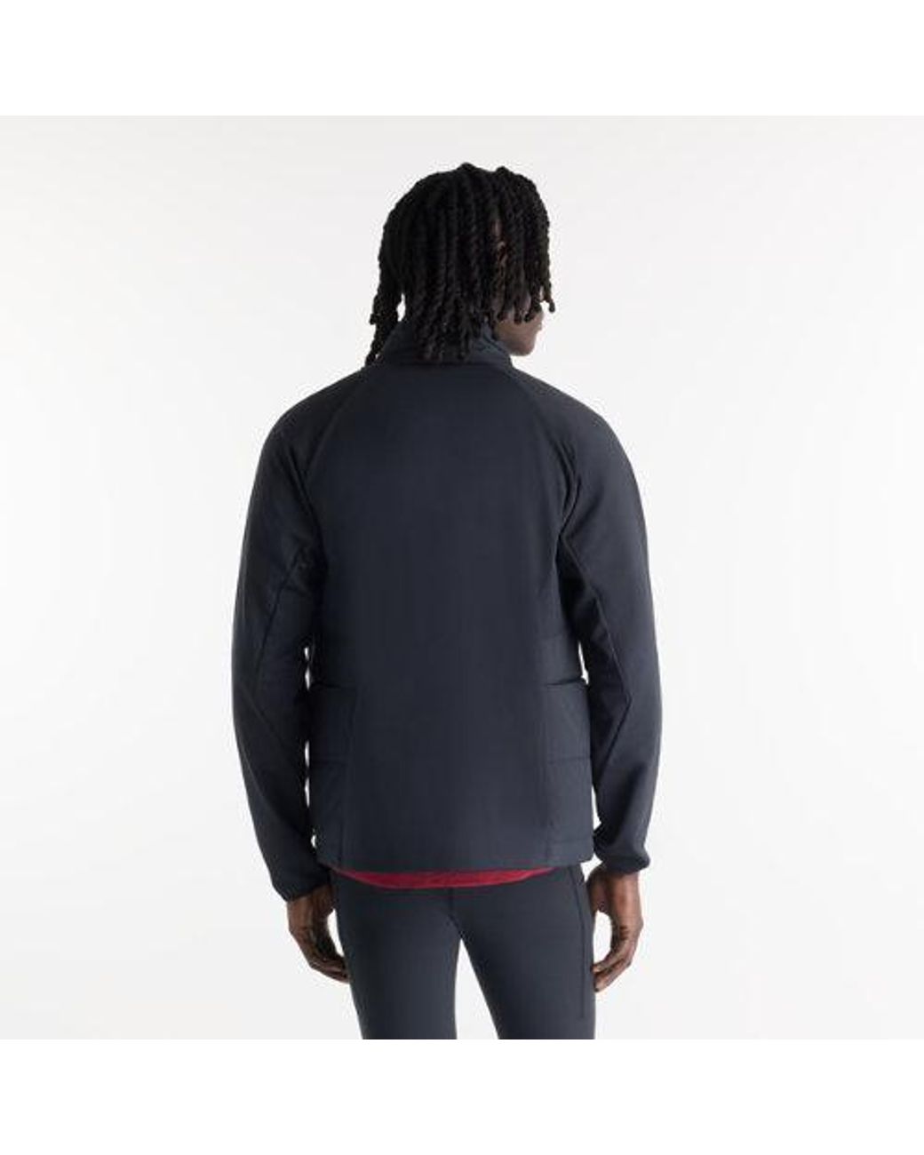 New Balance Blue Winter Run Jacket for men