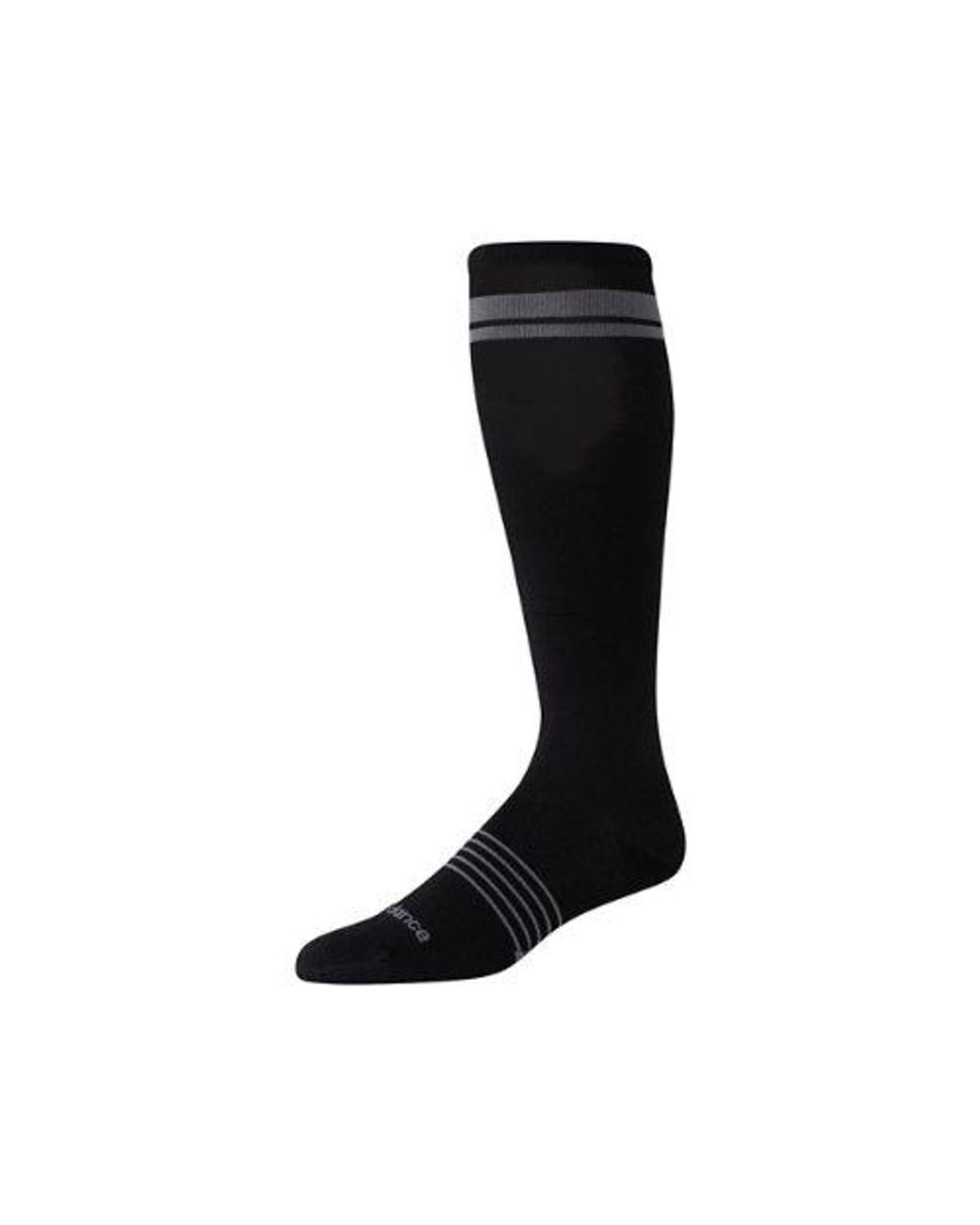 New Balance Black Pro Run Otc Socks 1 Pair