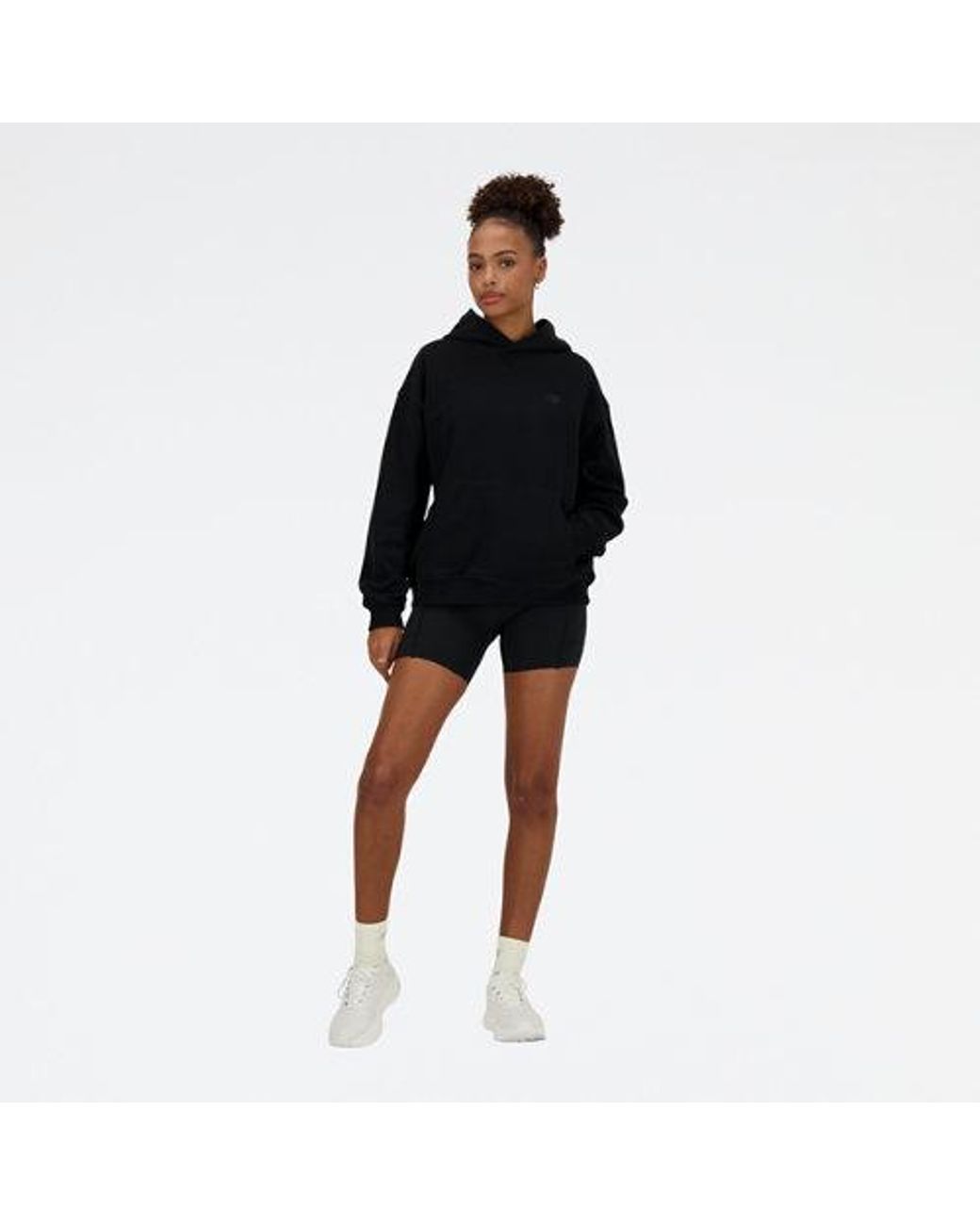 New Balance Black Athletics French Terry H Pullover