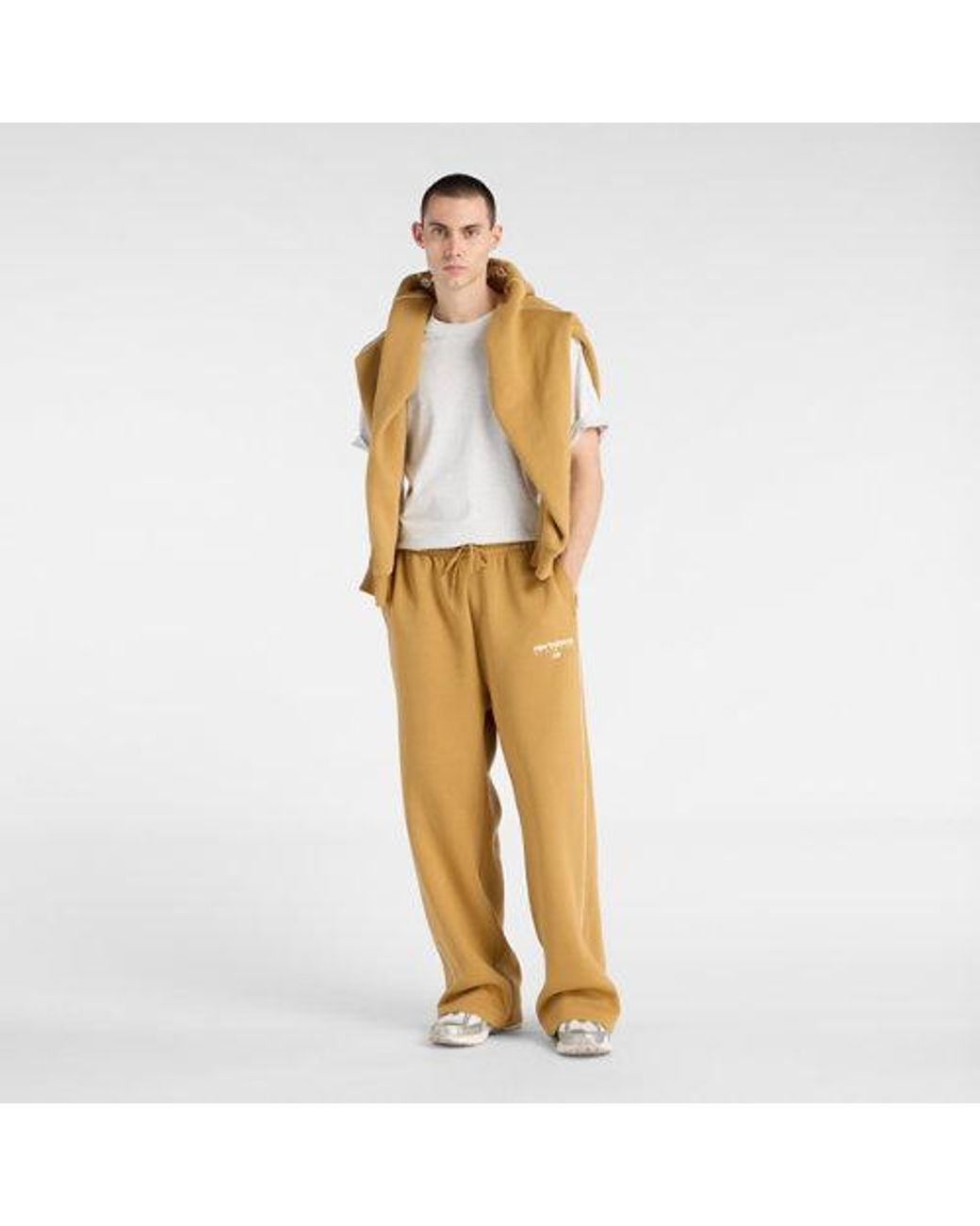New Balance Natural Trackside Fleece Pant for men
