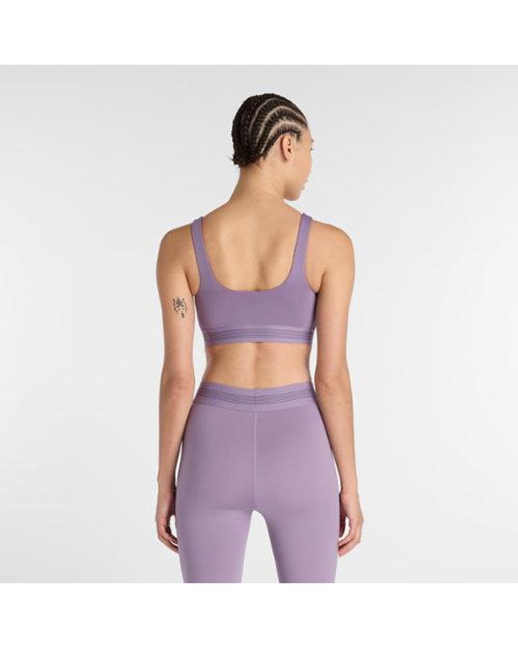 New Balance Ac Train Bra in het Purple