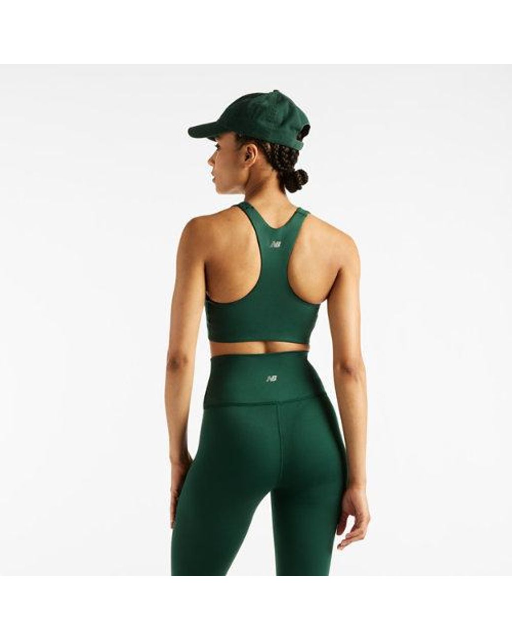New Balance Green Nb Define Train Bra