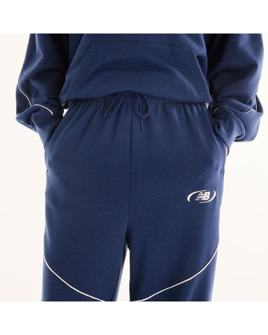 New Balance Blue Trackside French Terry Pant for men