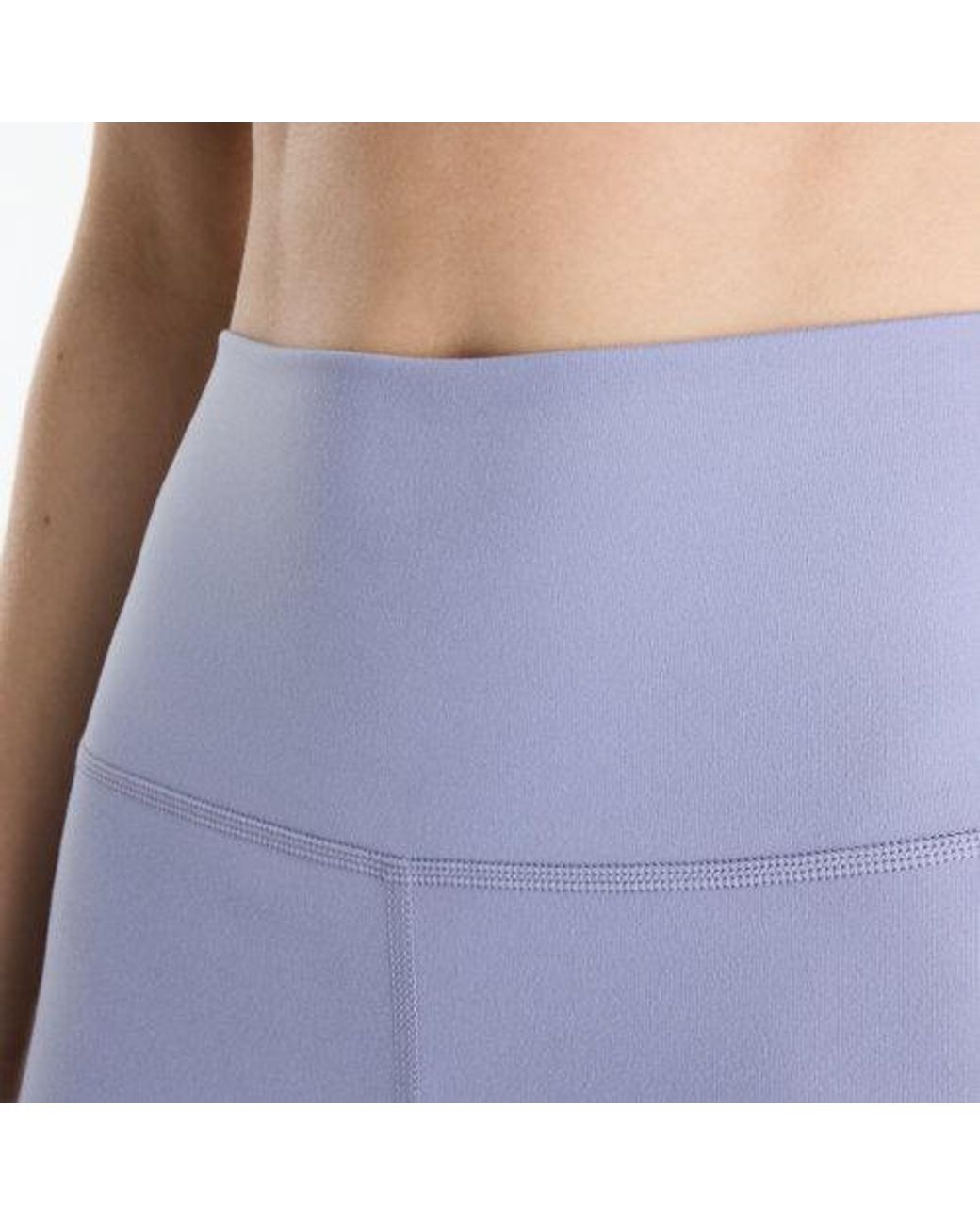 New Balance Blue Nb Harmony High Rise Short 6"