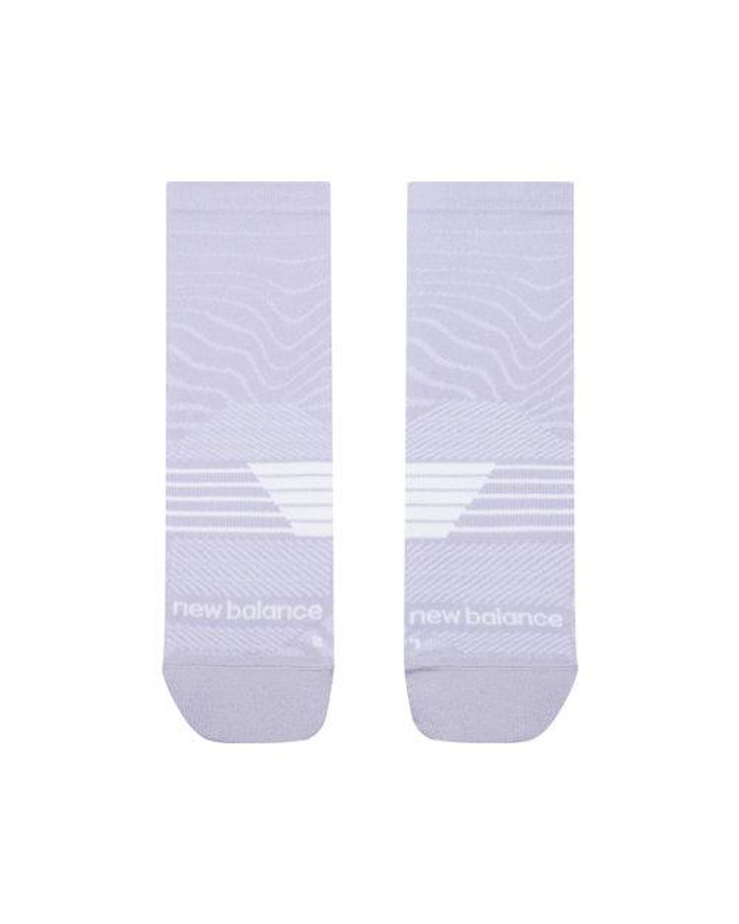 New Balance Purple Pro Run Qtr Socks 1 Pair