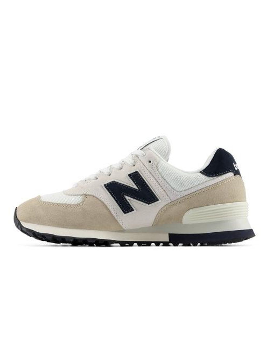 New Balance White 574 Sneakers
