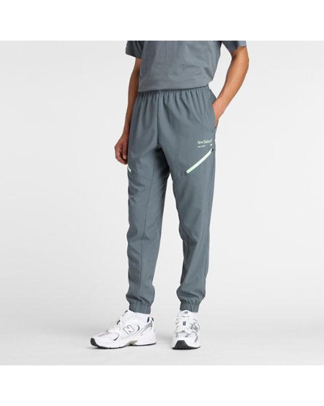 New Balance Blue Reimagined Woven Jogger for men