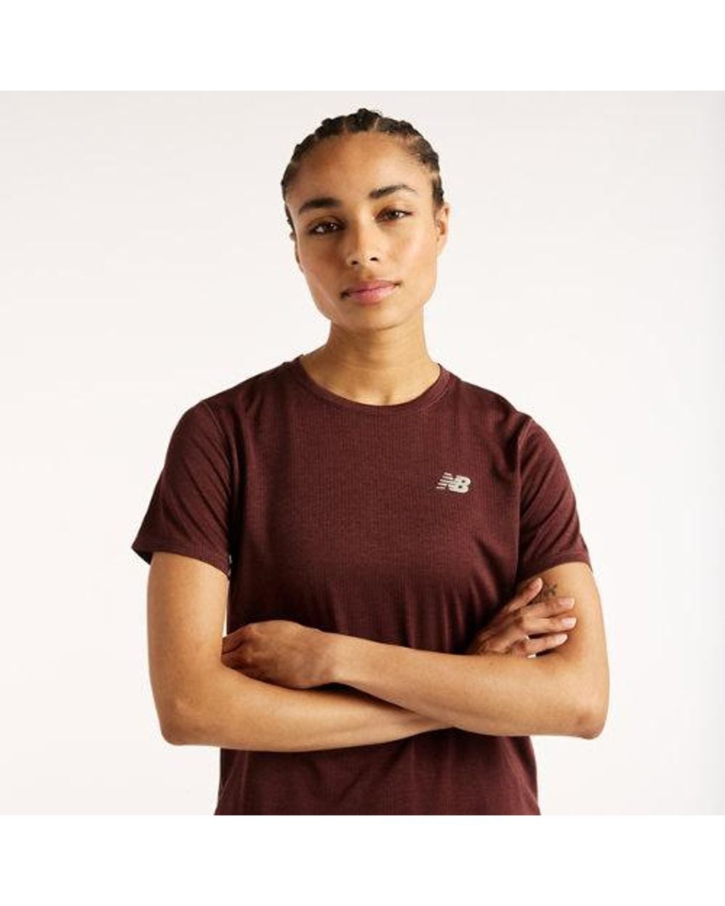 New Balance Brown Rc Essential T-Shirt