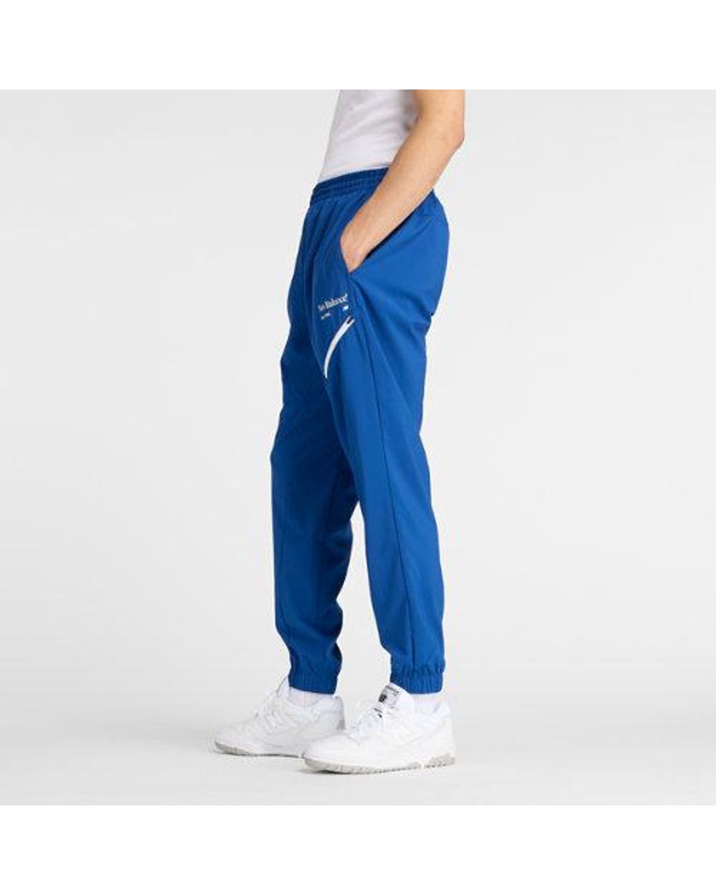 New Balance Blue Reimagined Woven Jogger for men