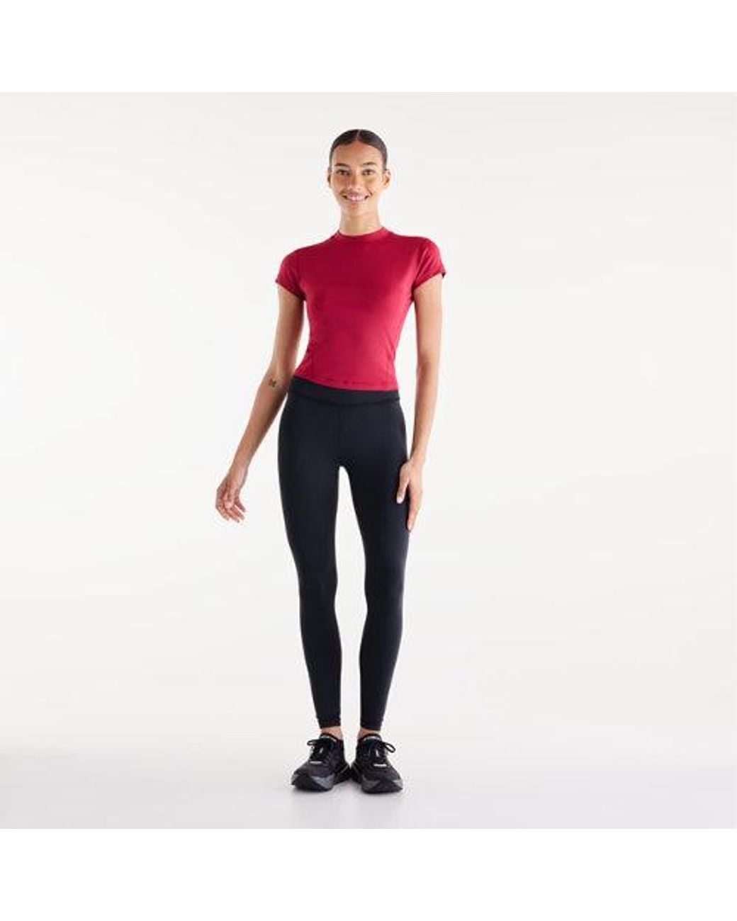 New Balance Red Nb Define Fitted T-Shirt