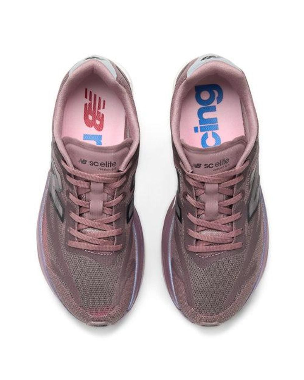 New Balance Gray Supercomp Elite V6 Running Shoes