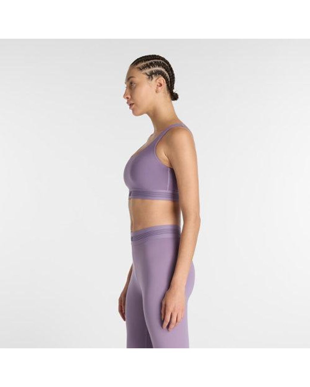 New Balance Ac Train Bra in het Purple
