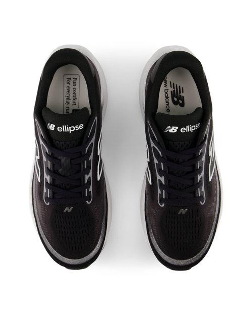 New Balance Black Ellipse Running Shoes