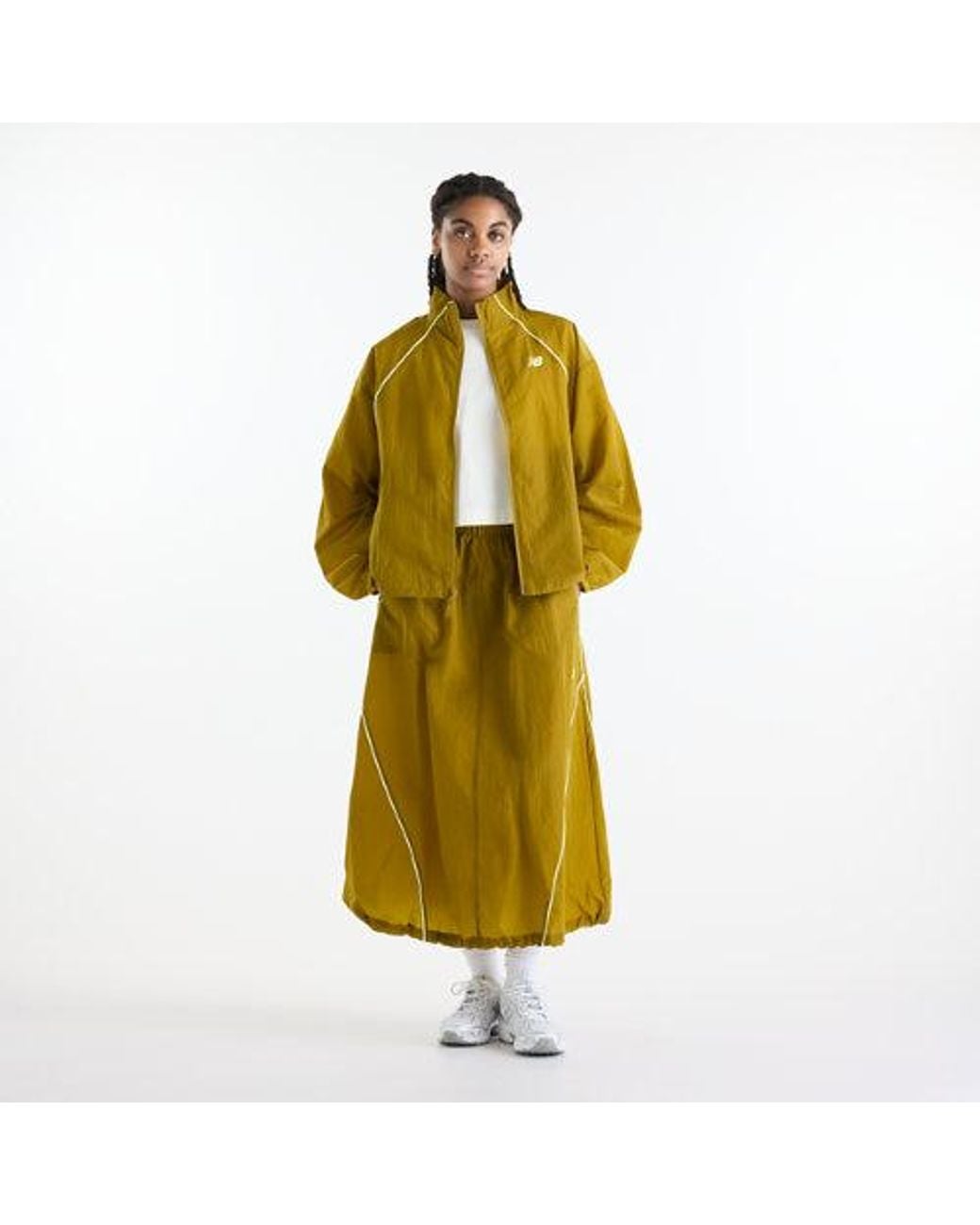 New Balance Yellow Sport Legacy Jackets