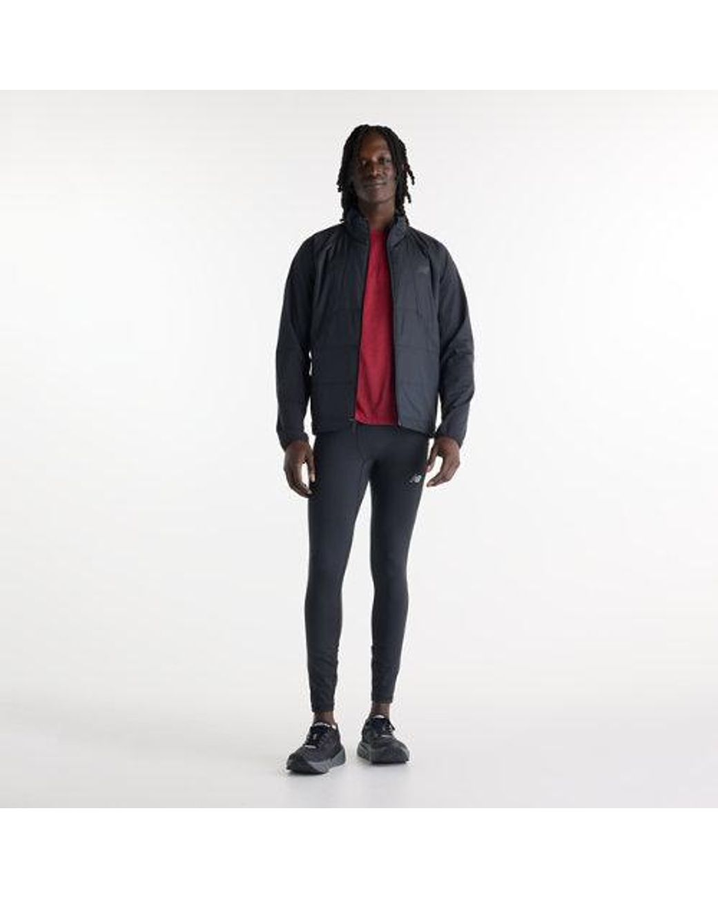 New Balance Red Rc Essential Long Sleeve for men