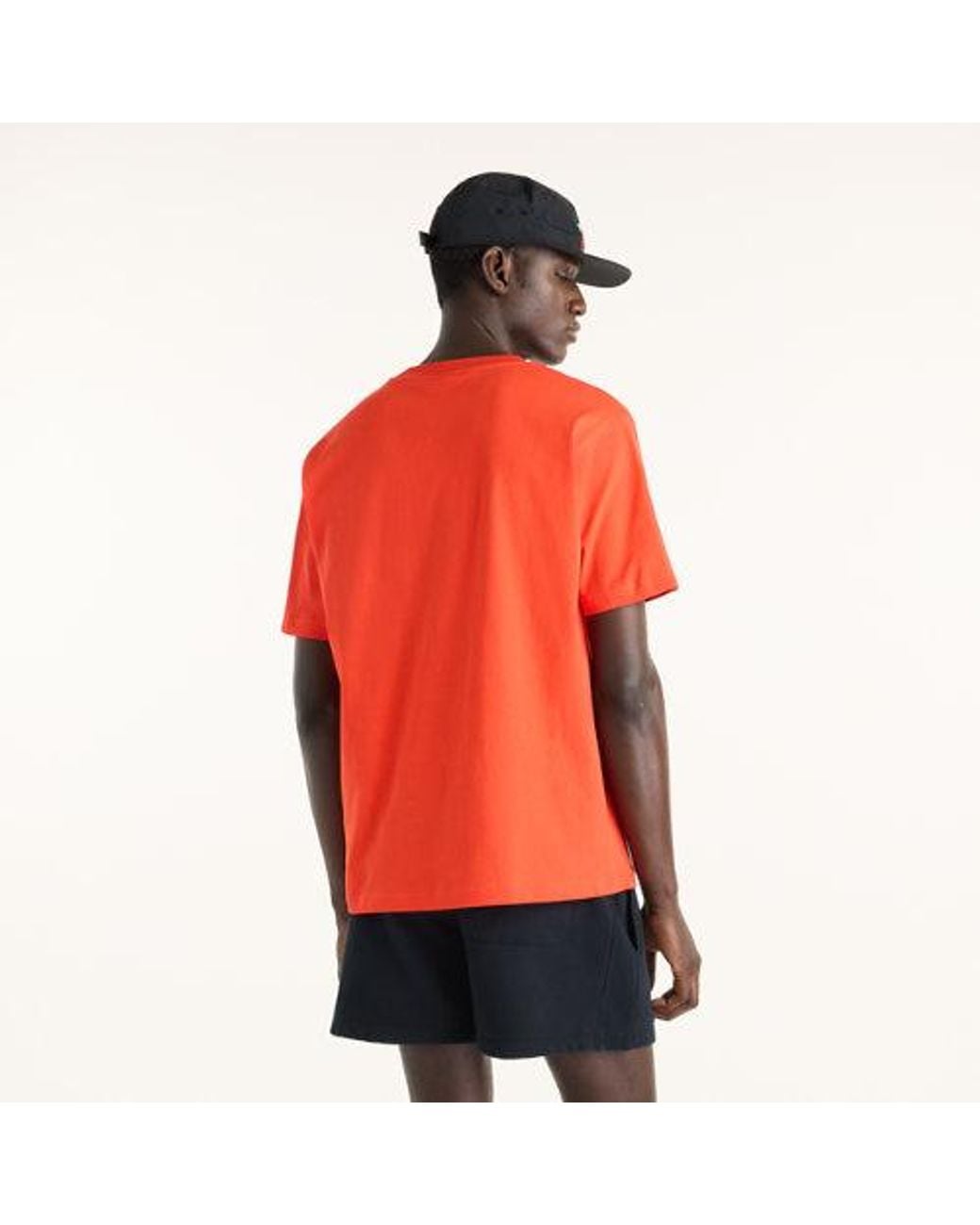 New Balance Red Athletics Cotton T-Shirt for men