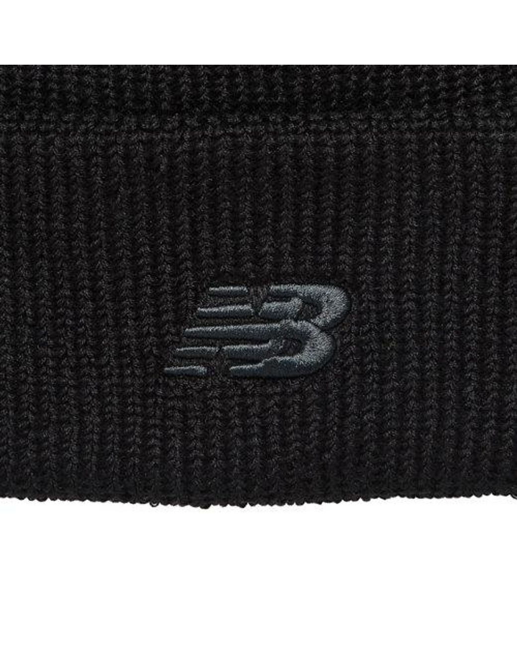 New Balance Black '47 Cuff Knit Hat