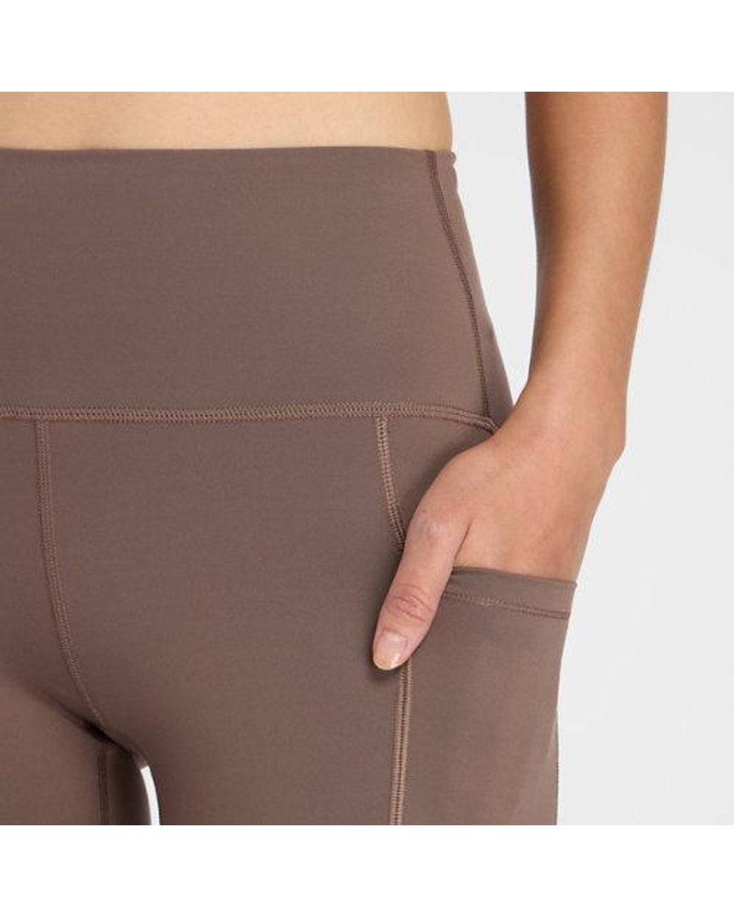 New Balance Brown Rc Pocket Legging 25"