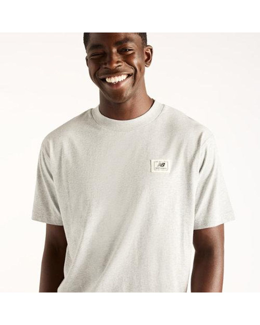 New Balance Natural Woven Label T-Shirt for men