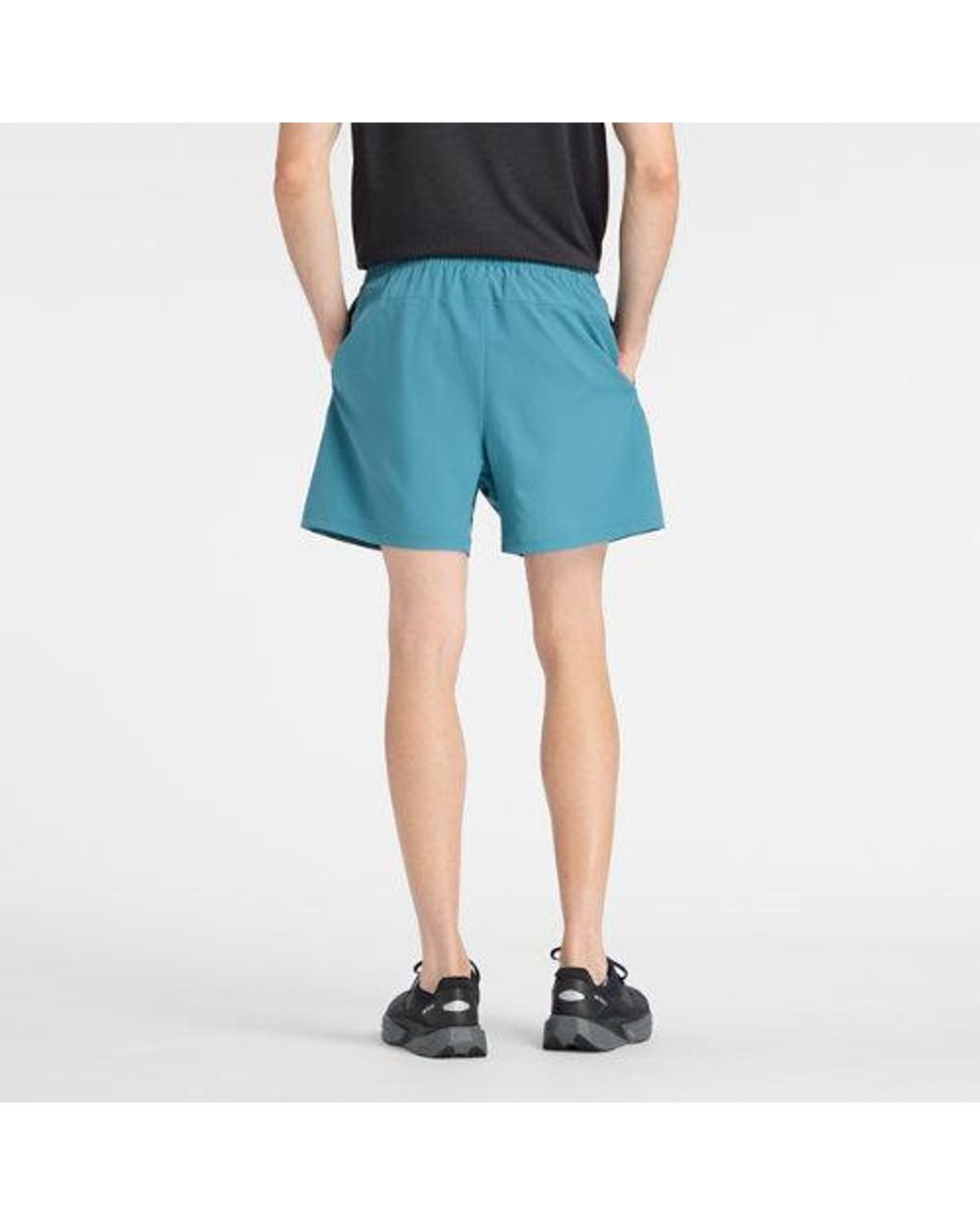 New Balance Blue Sport Essential Short 5" for men