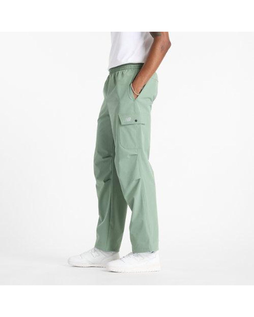 New Balance Green Ripstop Cargo Pant for men