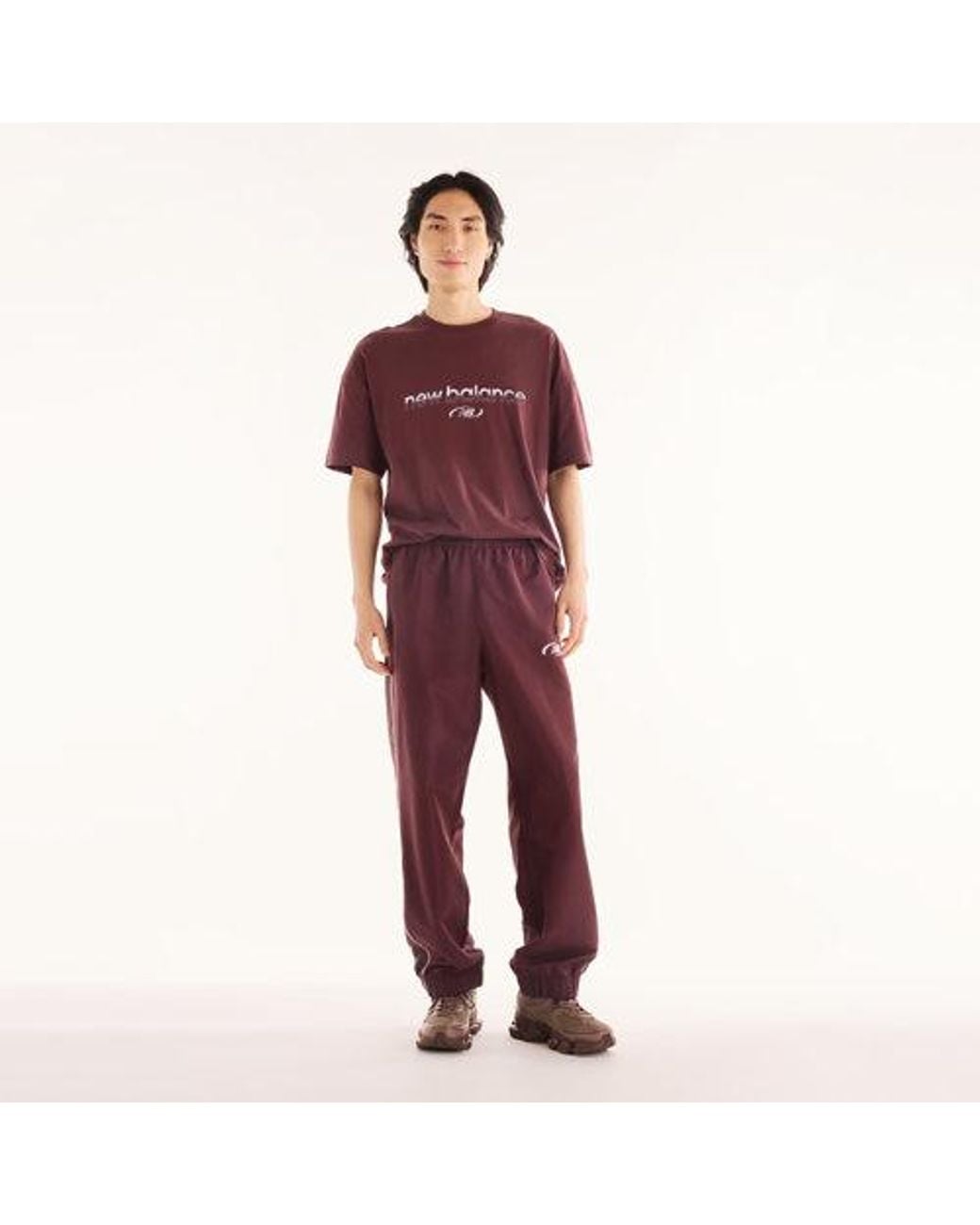 New Balance Red Trackside T-Shirt for men