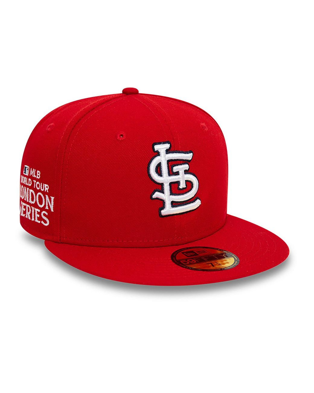 KTZ St. Louis Cardinals Mlb London Series 59fifty Fitted Cap in Red for ...