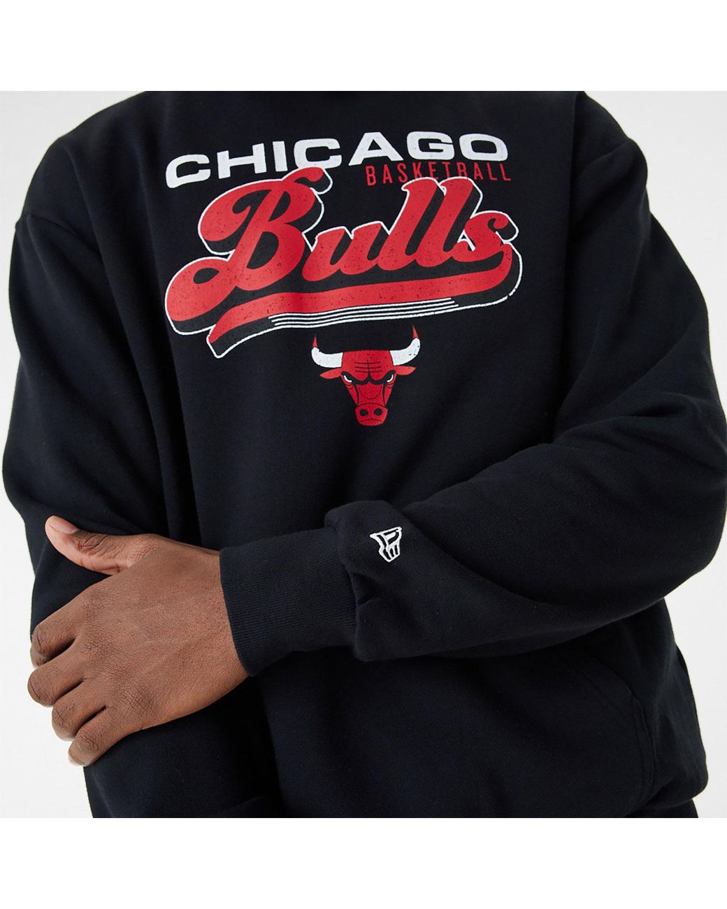 KTZ Team Logo Chicago Bulls Short Sleeve T-Shirt - Black