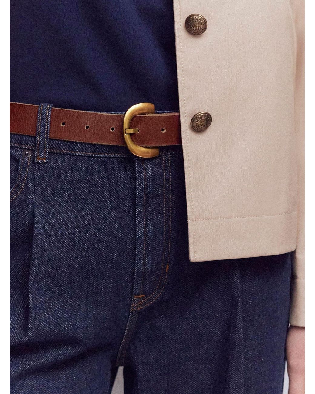 Boden Brown Chunky Hardware Belt