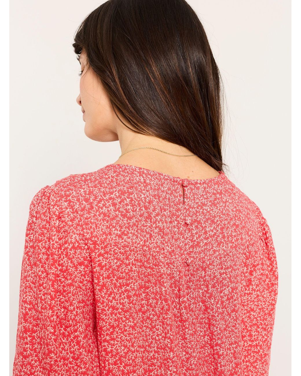 FatFace Red Lyndy Blouse