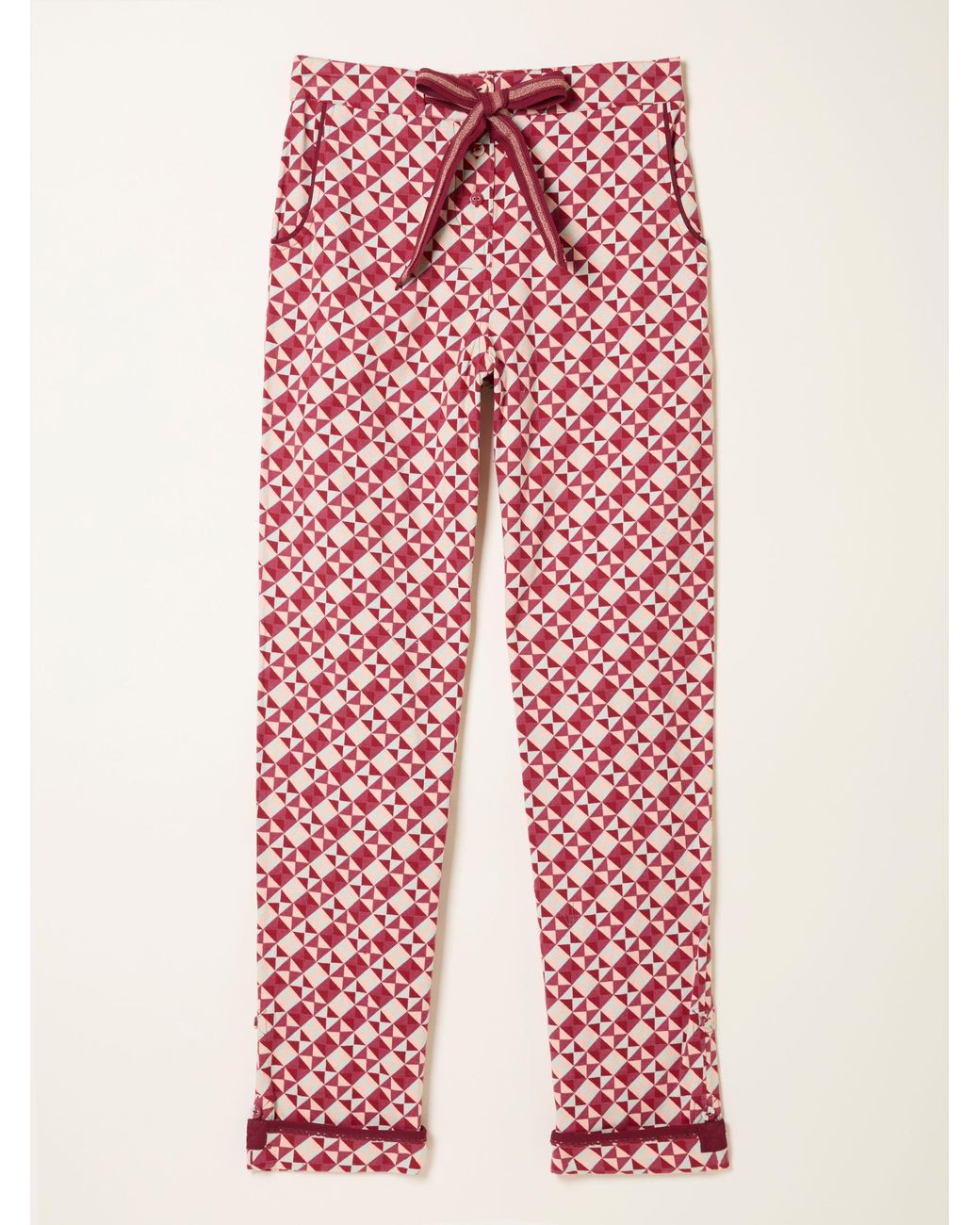 FatFace Pink Eva Pyjama Bottoms