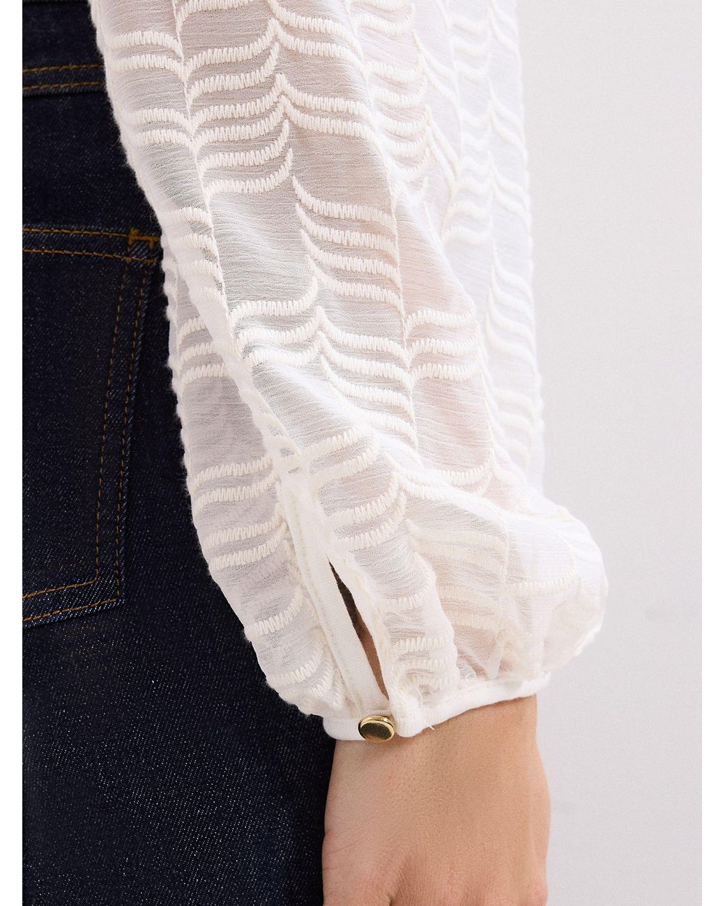 Phase Eight White Palmer Top