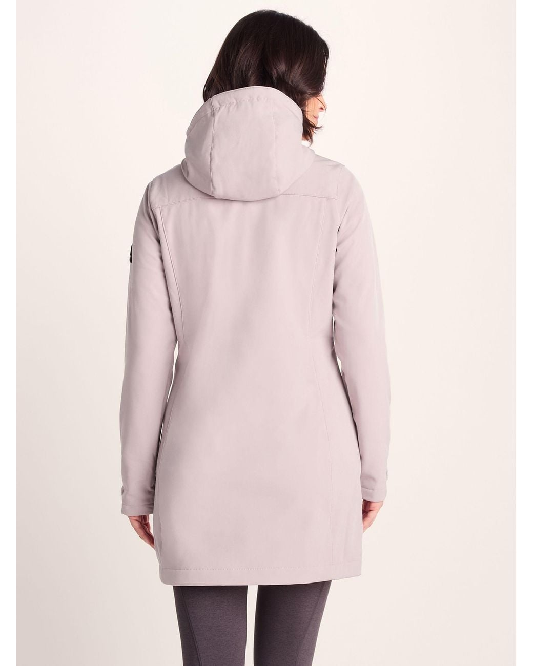 TOG24 Pink Long Keld Shower Resistant Hooded Softshell Jacket