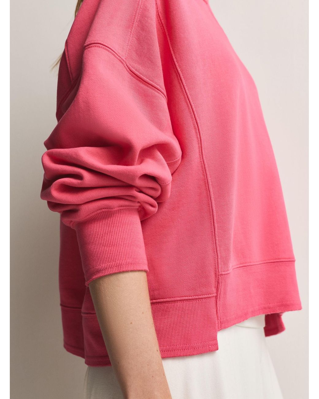 Fp Movement Pink Intercept Pullover Sweat Top