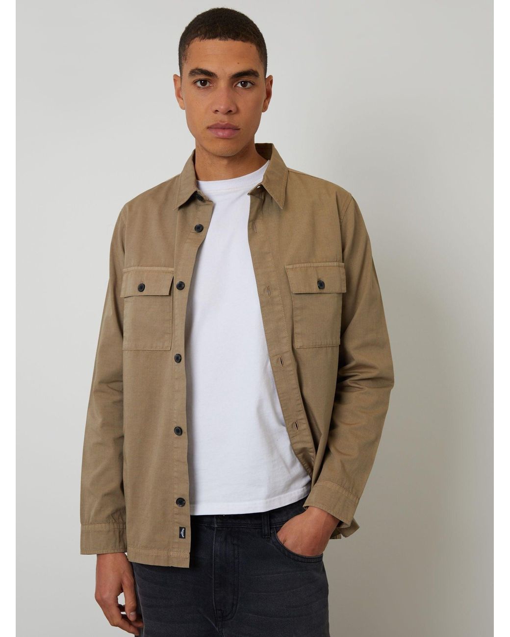 Threadbare Natural Lightweight Jacket for men