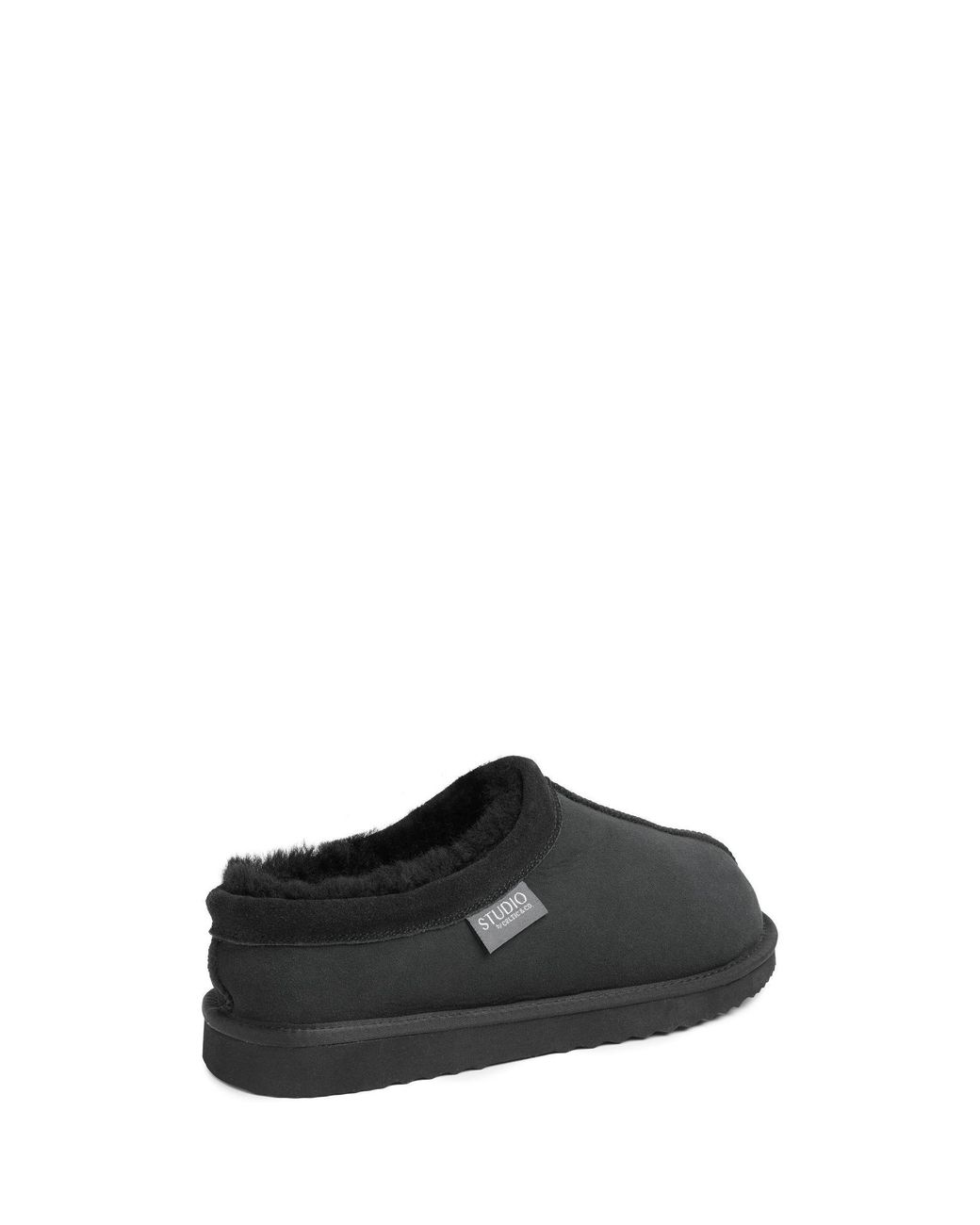 Celtic & Co. Black Studio Clog Slippers for men
