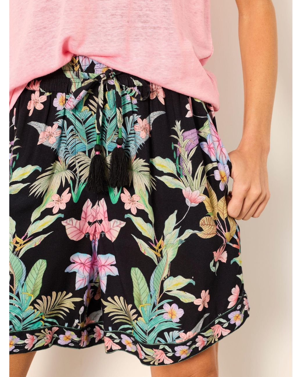 FatFace Multicolor Anna Tropical Longline Shorts