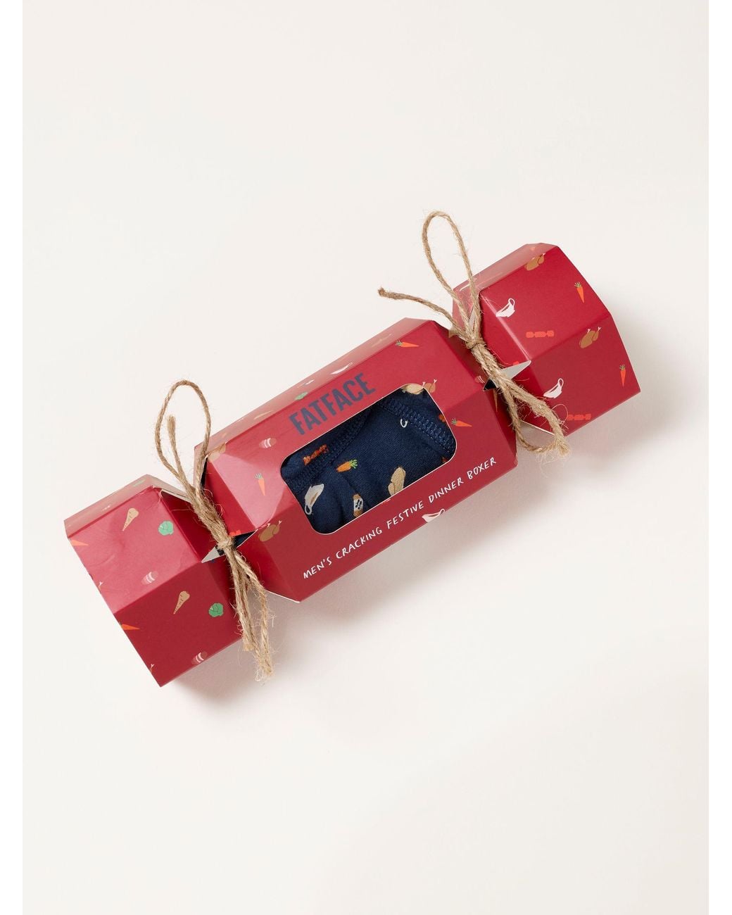 FatFace Blue Fatface Christmas Dinner Boxers for men