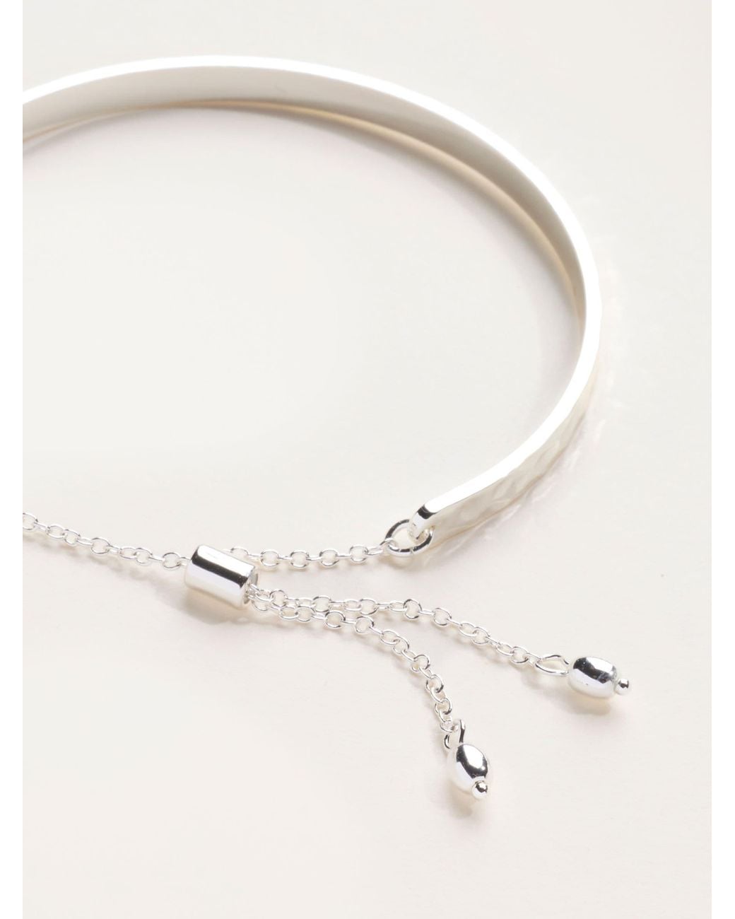 FatFace Blue Hammered Bangle