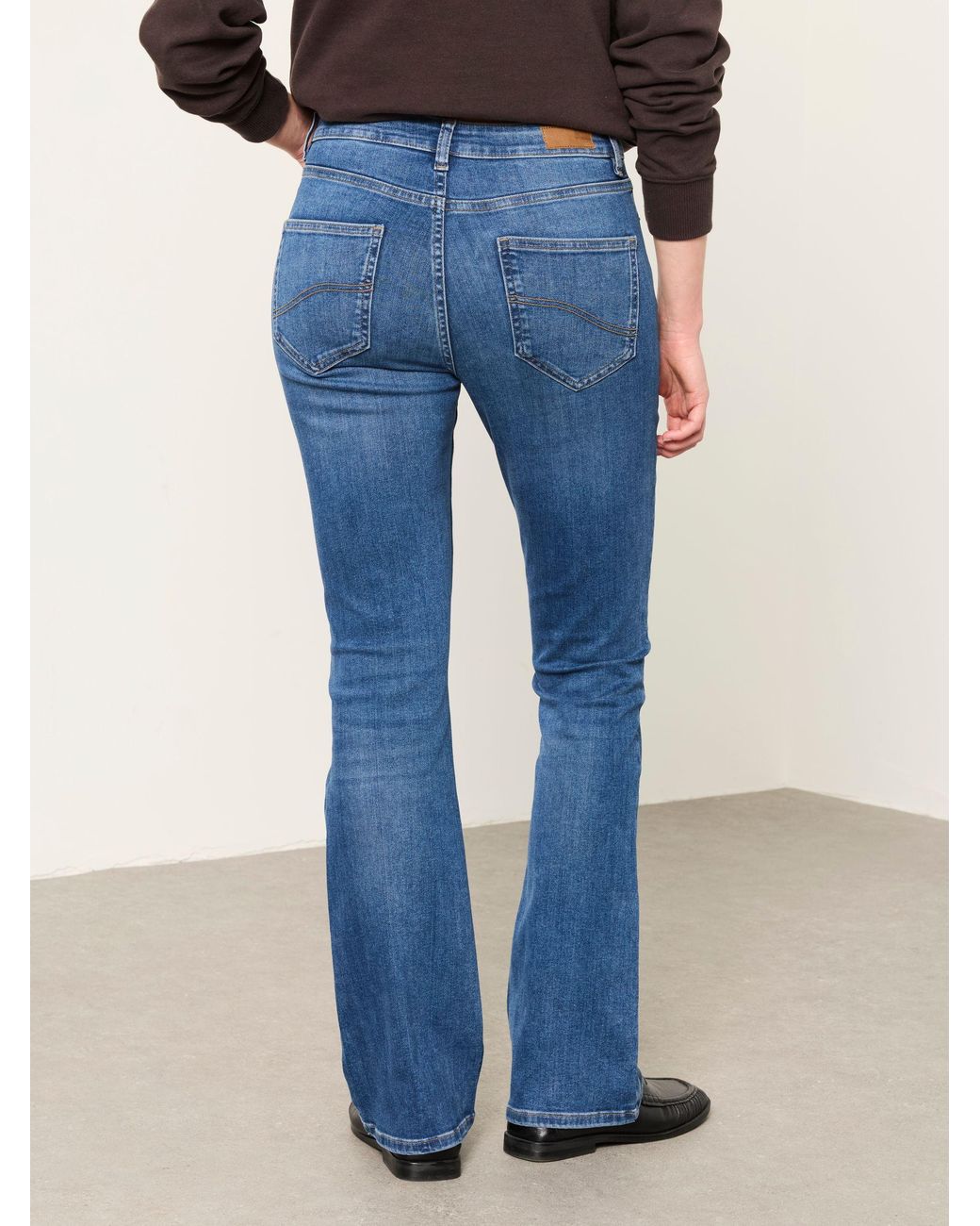 FatFace Blue Fatface Katrine Denim Dark Bootcut Jean