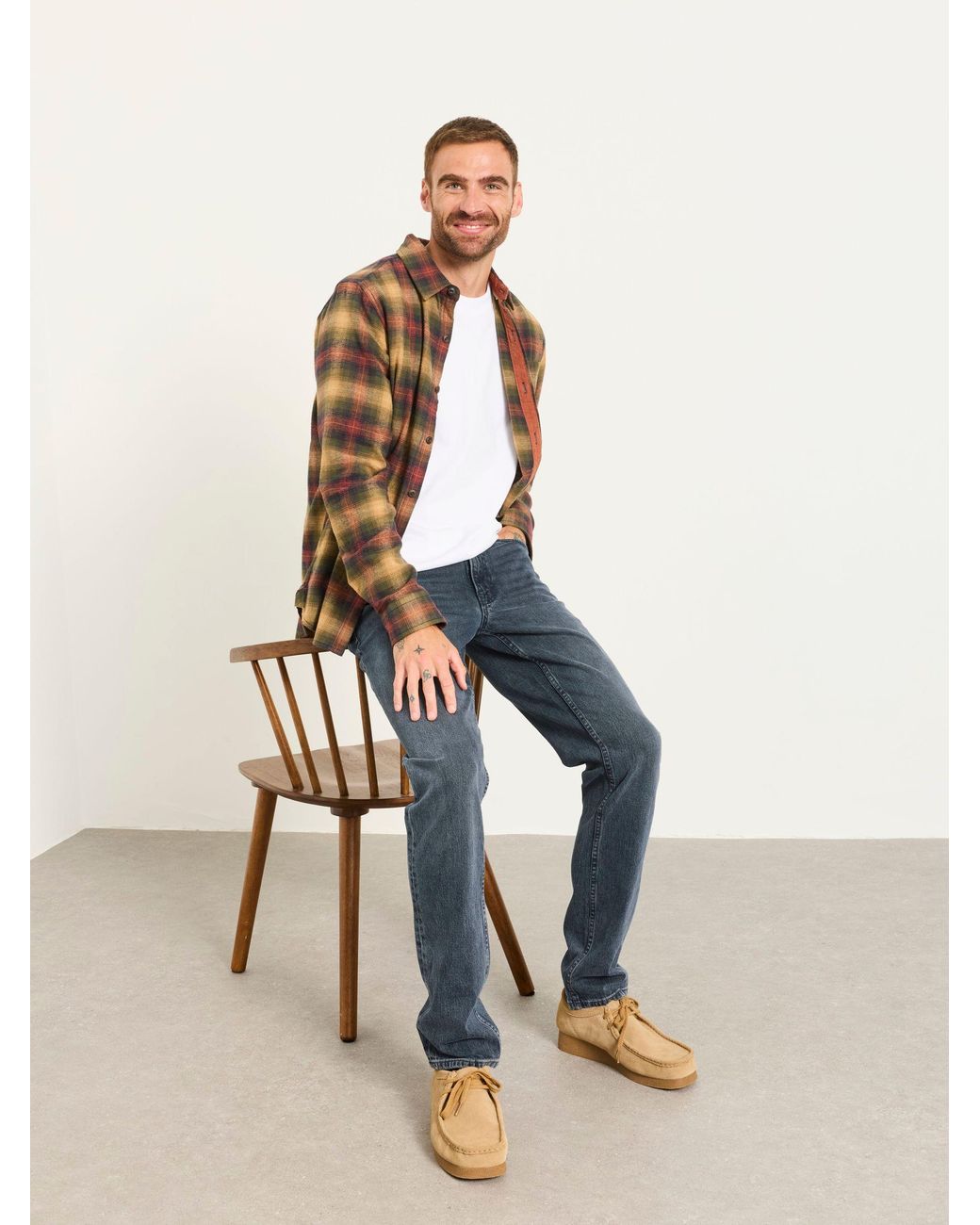 FatFace Blue Slim Fit Jeans for men