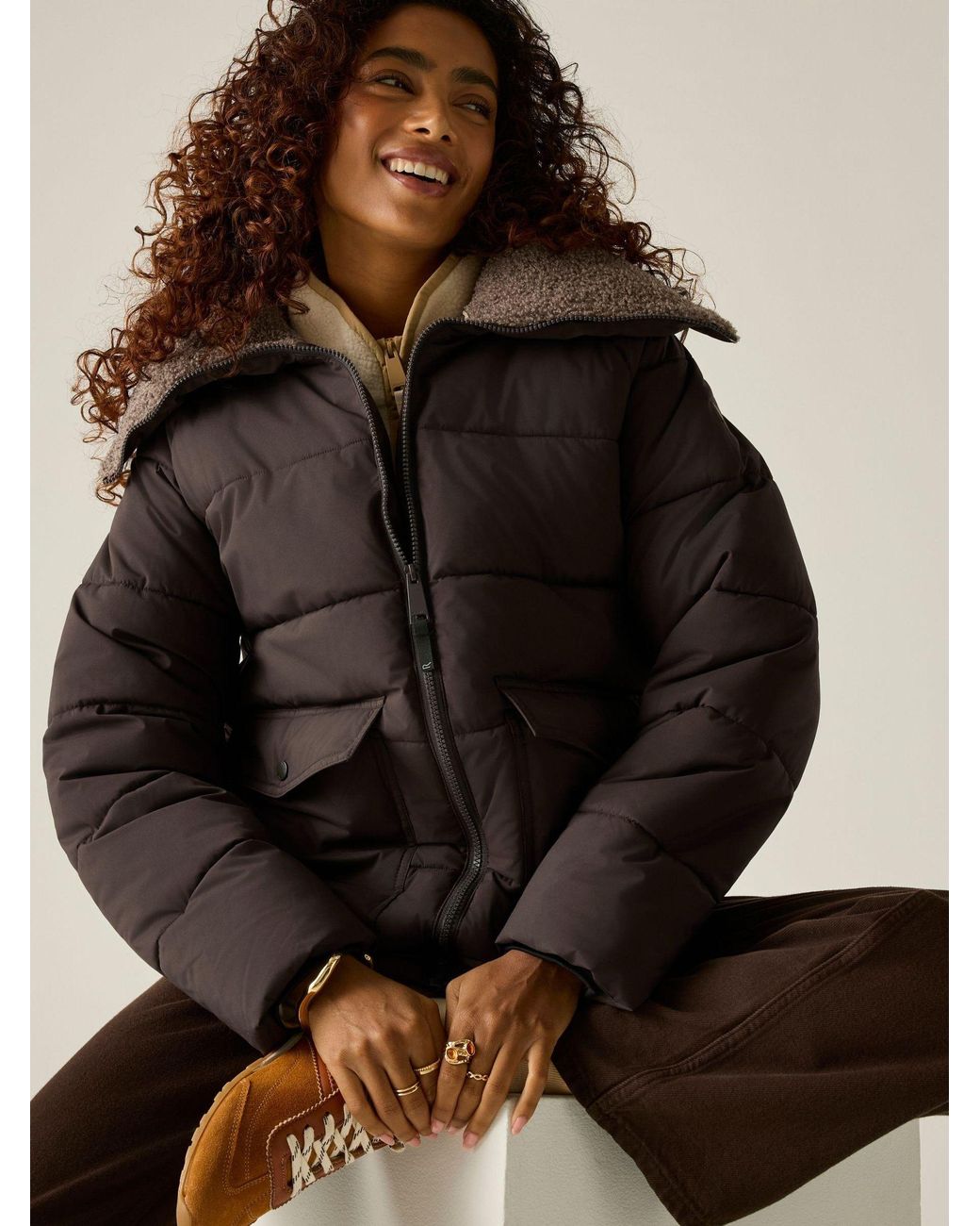 Regatta Brown Kayana Baffled Jacket