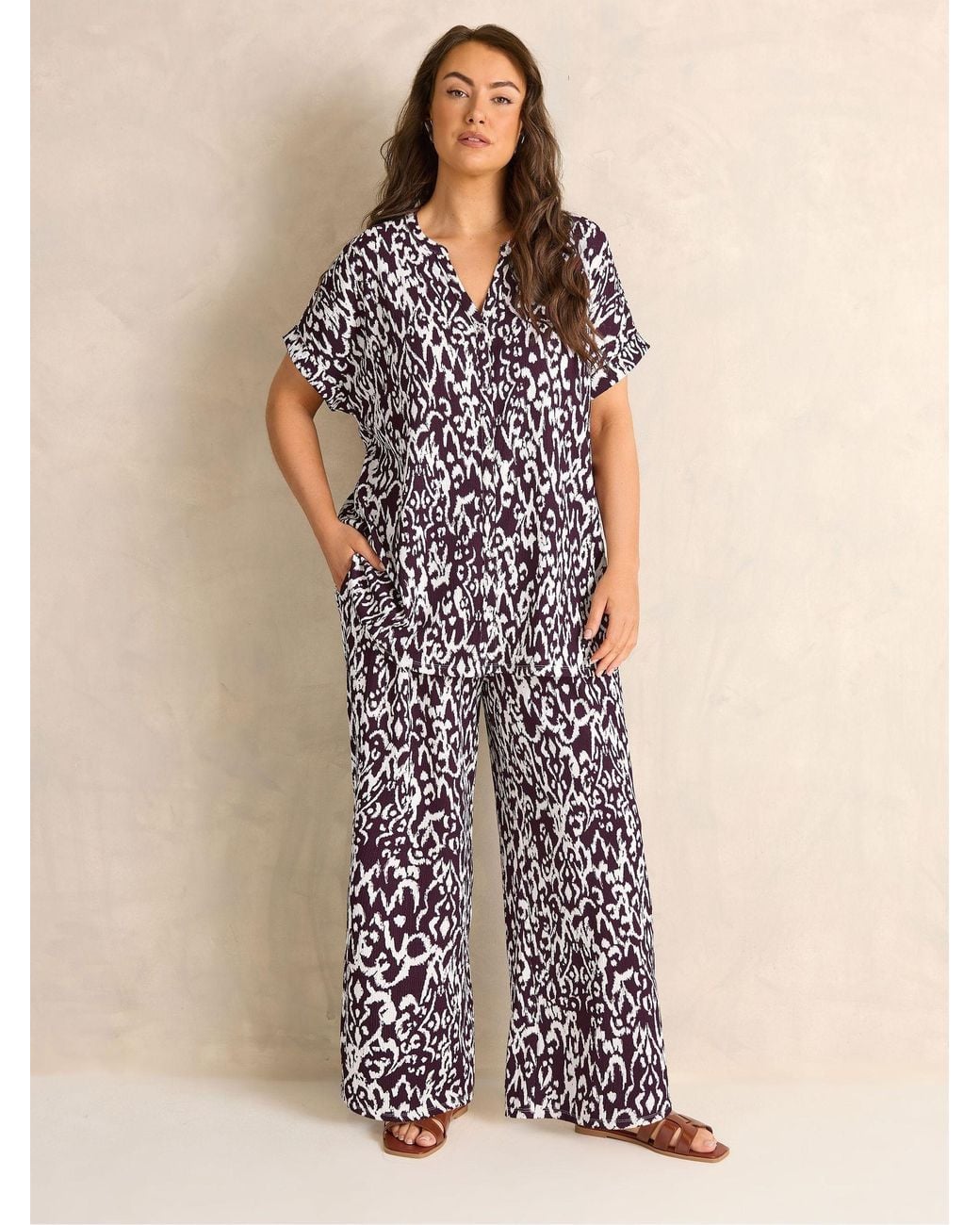 Evans White Elasticated Waist Trousers