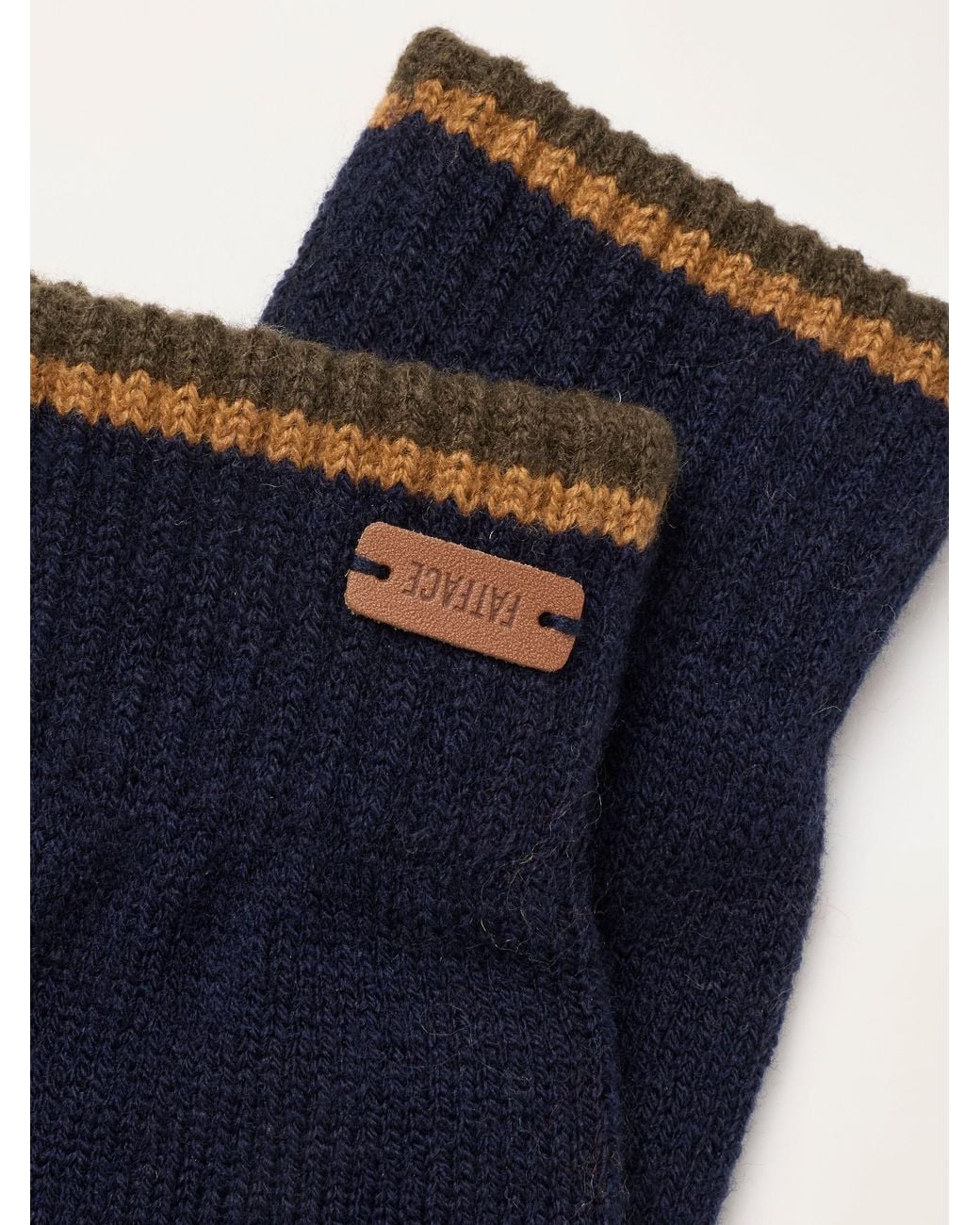 FatFace Blue Fatface Lewis Gloves for men