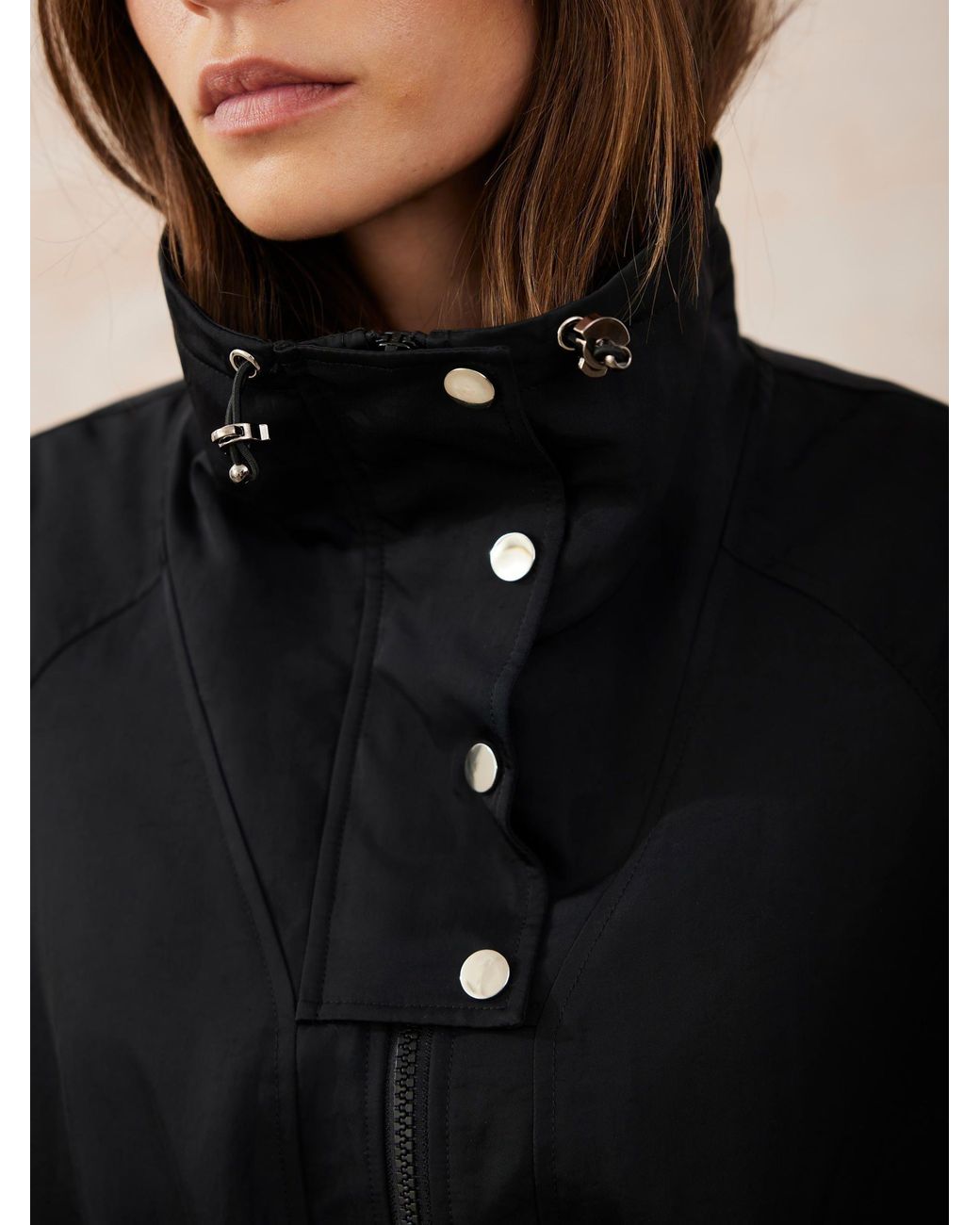 Mint Velvet Blue Utility Parka Jacket