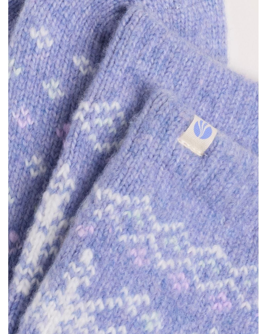 FatFace Purple Fatface Fairisle Super Soft Socks