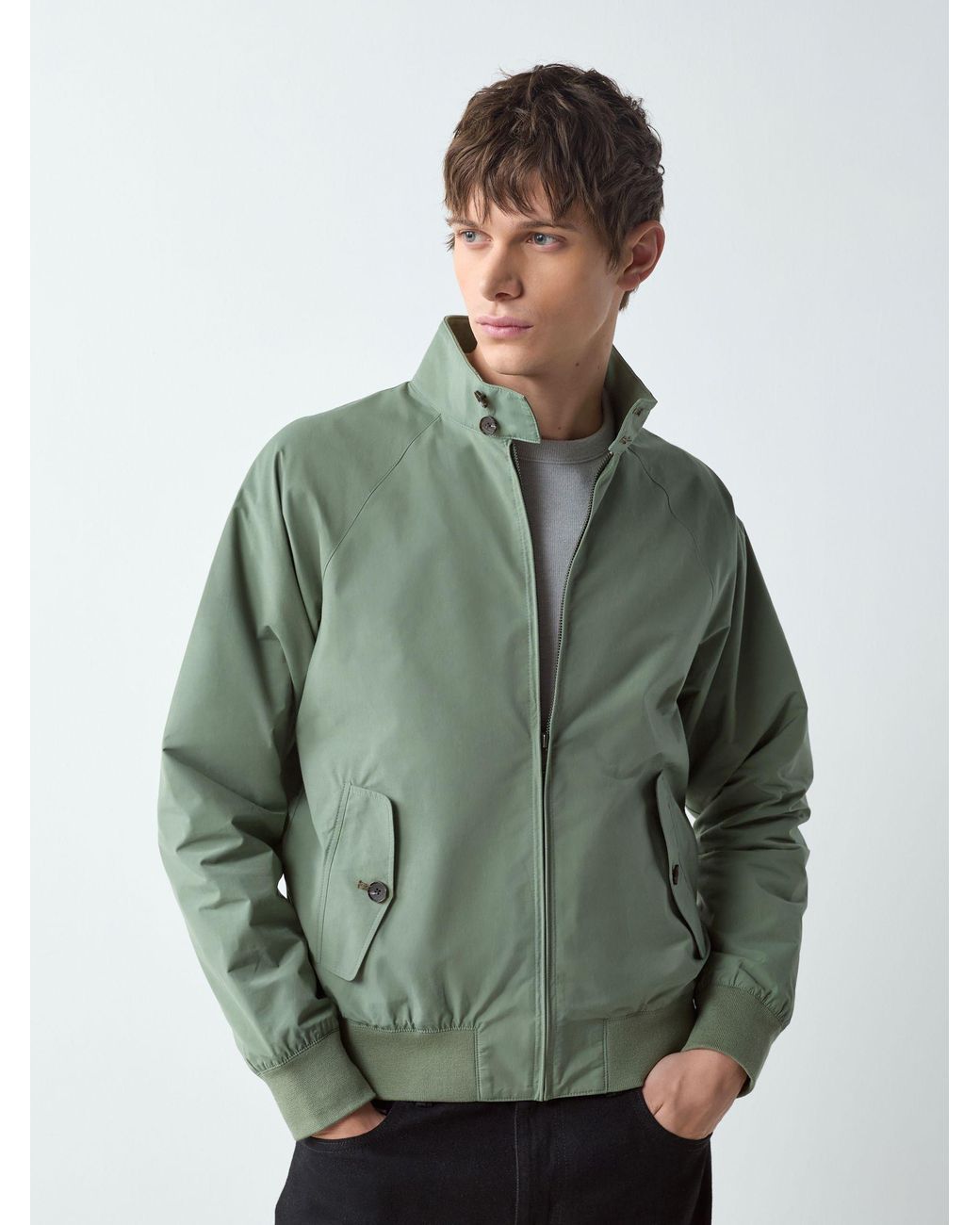 Next Green Shower Resistant Harrington Jacket for men